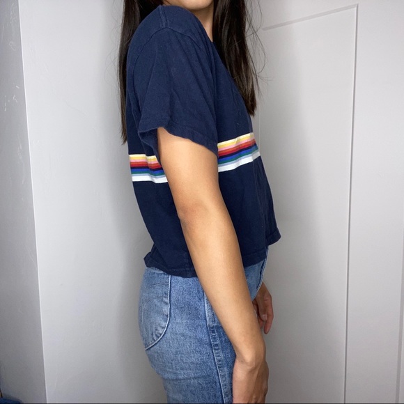 SOLD John Galt Brandy Melville striped tee - Picture 4 of 9